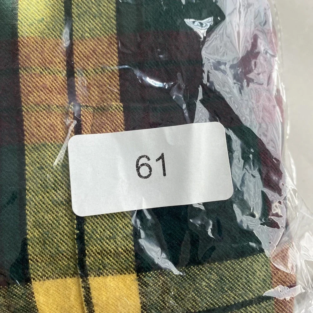 L.L.‎ Bean Flannel Shirt Men's Sz XL Bright Plaid Long Sleeve 100% Cotton - Picture 10 of 10